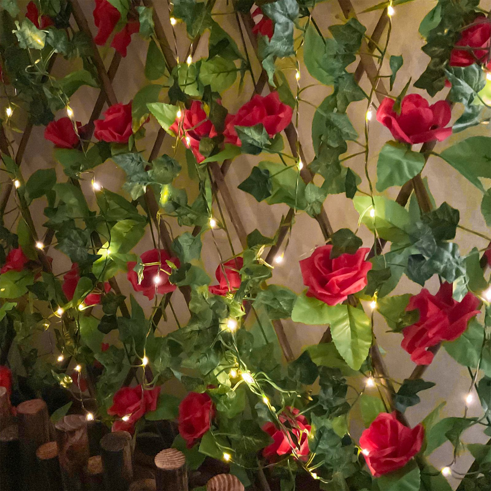 Rattan Ivy Sweet Potato Leaf Garden Courtyard Holiday Decoration String